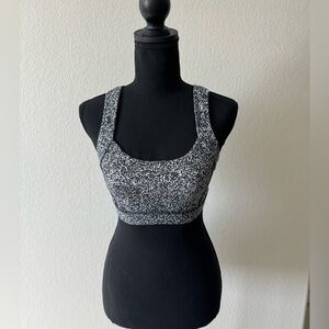 Lululemon Pavement Pusher Bra Black/ White Size 6